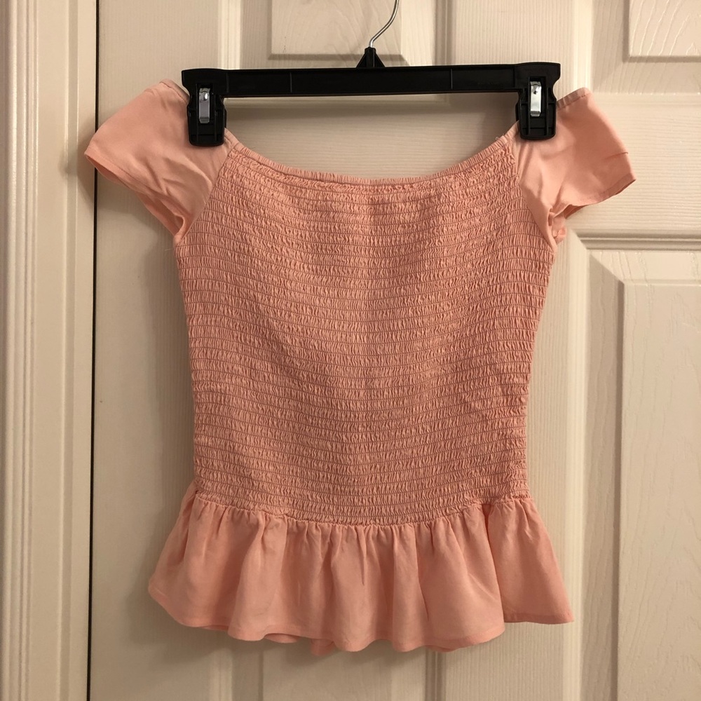 light pink top